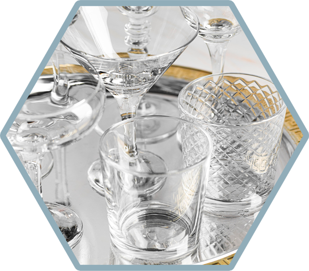 empty-crystal-glasses-set